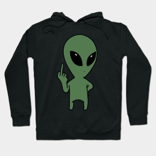 Fuck off Alien - We come in peace Hoodie